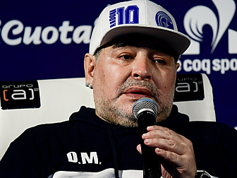 Diego Maradona is beginning to...